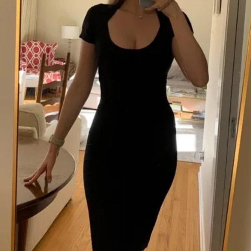 Herve Leger Black Dress